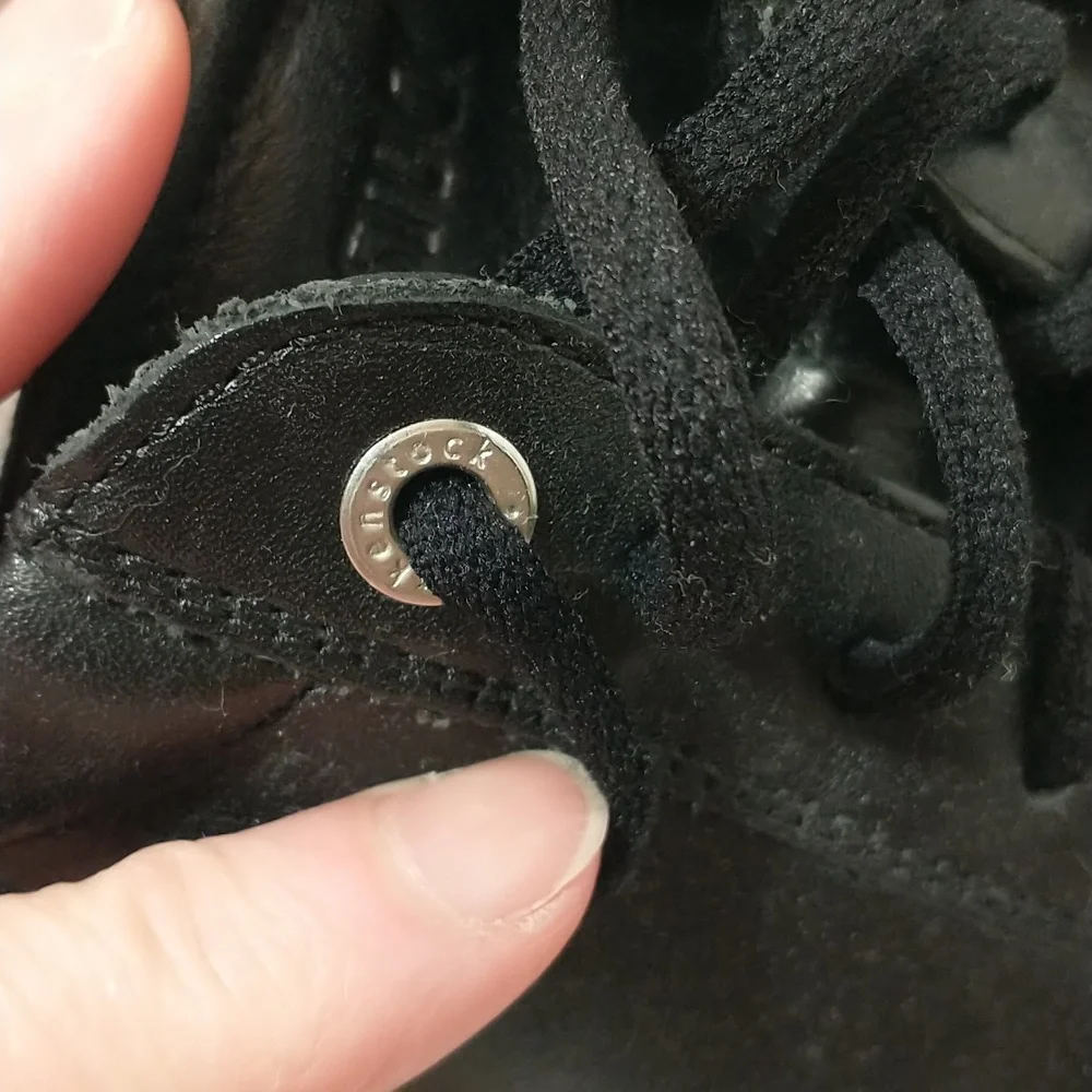 Birkenstock Bend Low Leather Black Sneaker, Euro 38,‎ US Size 7, Gram Core